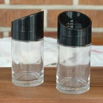 글라스 원형미니양념통 2SET, 단일속성, 상세페이지 참조