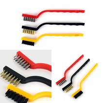 미세브러쉬 나일론브러쉬 쇠브러쉬 와이어브러쉬 소형 3P