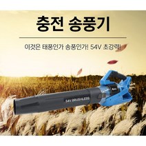 ES산업 LB454 충전 대포 송풍기 54V 무선 브로워 블로어 베어툴/풀세트 배터리호환, (2)LB454 풀세트(배터리/충전기)