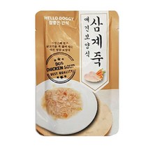 자견 특별식 무색소 무염 삼계죽 애견간식 10개 추천사료 비숑 맛있는개사료 대형견