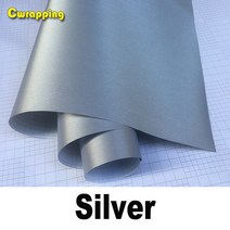 50cm * 1/2/3/4/5m 공기 드레인 회색 닦 았 알루미늄 비닐 필름 금속 자동차 스티커, 01 Silver_03 50cm x 200cm, 01 Silver_03 50cm x 200cm