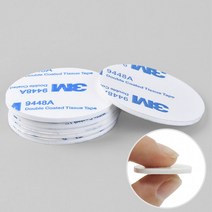 3M 강력 아크릴 원형 양면 폼 테이프 25mm 10P RD-10276, 상세페이지 참조