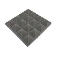 방진패드 흡음제 방음보드 흡음패드 방음시트 4/8/12/24Pcs 250x250x50mm 스튜디오 어쿠스틱 폼 피라미드, [04] 24pcs, 06 grey_04 24pcs