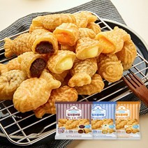 [헬스앤뷰티] 아이스 엄지붕어빵 3종 1팩 250g (12개입), 맛:단팥