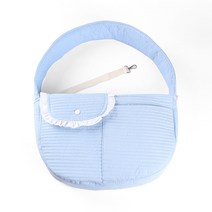 반려 고양이 강아지 슬링백 4color, 흰색