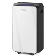 제습기 가정용 음소거 공기 제습기 지하실 건조기 수분 흡수기 고전력 산업용 전기 제습기, 하얀색, EU 플러그