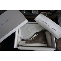 [해외]남자명품신발스니커즈20058838 Mens Authentic Marc Jacobs Hightop Leather Sneakers Size 41