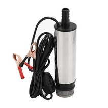 미니 소형 전동 수중 펌프 51mm 30lmin 12v 24v dc 디젤 오일 물 12볼트 24v 산업용 전기 잠수정 연료 이송, 클립 12v