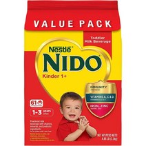Nido Nestle Kinder 1+ Toddler Milk Beverage Powder 네슬레 니도 킨더 분유 1+ 2.2kg