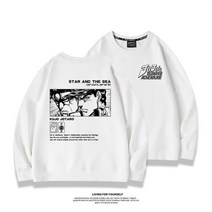 죠죠의기묘한모험 JOTARO 굿즈 맨투맨 티셔츠 긴팔 면 기모 커플 선물 프린트 겨울 가을 간절기
