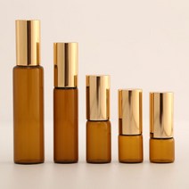 1 개/몫 2ML 3ML 5ML 10ML 롤 유리 병 앰버 유리 에센셜 오일 병 얇은 유리 병 샘플 테스트 병, 05 10ml_01 mix color