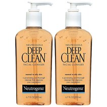 Neutrogena 딥 클린 데일리 페이셜 클렌저 베타 하이드록시산 함유 일반 피부부터 지성 피부용 알코올 프리 오일 및 논코메도제닉 199.96.7 뉴트로지나