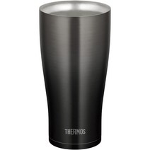 써모스 텀블러 진공 단열 보온 보냉 스테인리스 JDE 340ml 420ml 600ml, 420ml, 블랙그라데이션