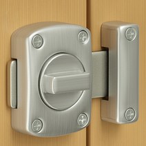 장금이 장금장치 안전고리 현관문 도어장금장치 빗장걸이 정확도, S/실버