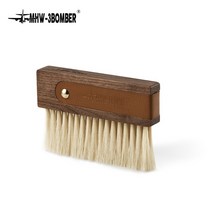 MHW-3BOMBER 말총 커피 브러쉬, 월넛 우드