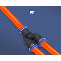 퀵 커플러 공압 피팅 PY/PU/PV/PE 워터 파이프 및 커넥터 직접 추력 4 16mm/ PK 플라스틱 호스 커플 링, [03] PY, [03] 8