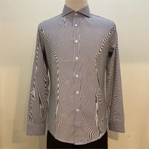 [킨록] by앤더슨 NC12 S/S GY 잔스트라이프 드레스 핏 셔츠 FVD74 (8774