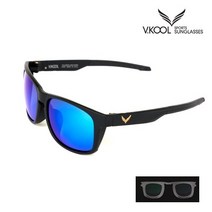 FL V-KOOL VK-2009 편광안경 올블랙 블루 도수클립 포함