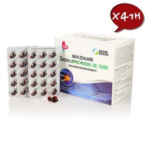 [뉴질랜드직 배송] SPH 뉴질랜드 초록입홍합오일 15000mg 240캡슐(8개월분) X4, 1개