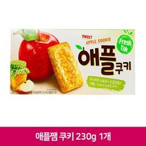 롯데 사과쨈 쿠키 230g 1개 아이 사무실 간식 과자, 본상품