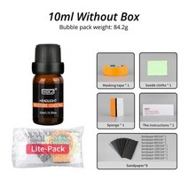 헤드라이트 복원 자동차 유리복원 조명 연마 키트 5-30ML 화학 수리 리노베이션 오토 디테일링 액체 폴리머 보호 코팅 HGKJ, 10ml set