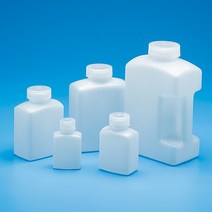 사각플라스틱 용기 HDPE재질 125ml-2L 불투명흰색 갈색사각병, 2L(PK/4), HDPE(갈색), 1개