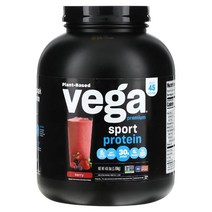 이지몰 Vega (베가) Sport 식물성 프리미엄 단백질 분말 베리 1.89kg(4lbs) No.16450, 1814.37 g