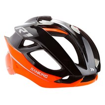 랭킹헬멧 R1 레이싱 헬멧, black + orange
