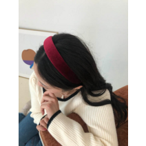 new 볼륨 벨벳 3cm 헤어밴드 _민자 머리띠 제니머리띠