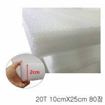 20T PE폼 백색 10cmX25cm 80장PE폼 발포지 스펀지 쿠션 발포, 반품불가-동의