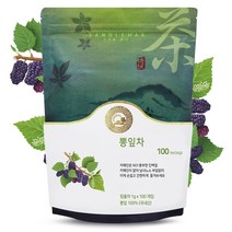 산들해 산뽕 덖은 뽕잎차 대용량 안전티백망 사용, 100개입, 1g