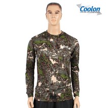 쿨론 ROKA 육군 로카티 긴팔티 디지털 군인 티셔츠