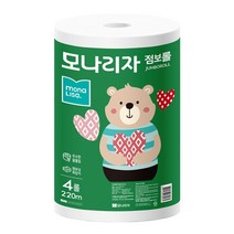 모나리자 녹스 점보롤 2겹 220m 4롤, 4개입, 1개