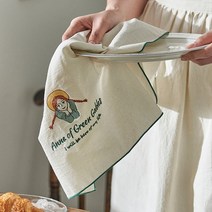 빨강머리앤 자수 키친크로스, 코티지체크