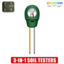 수질 측정 테스터기 디지털 토양 PH 온도 수분 원예 식물 농업용 햇빛 5 in 1, 3.0.1 - C 1pcs