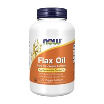 나우푸드 하이 리그난 Flax Oil 1000mg 120정, 120소프트젤