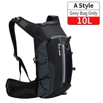 WEST BIKING-초경량 자전거 가방 휴대용 방수 스포츠 배낭 10L 야외 하이킹 등산 파우치 사이클링 자전거 배낭, A Grey Bag Only|러시아