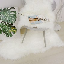 리빙템 인조 양털러그 장모 카페트 퍼러그 물결 60x90cm #999EA, 물결러그_60x90cm