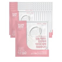 블루본베이직투디마스크(KF80)(초소형)(흰색) 50매