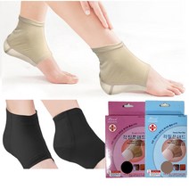 컴포트데이 발뒤꿈치패드 각질풋패드1+1 약국용 각질제거 보습 뒤꿈치관리 신어만주세요, 블랙1+베이지1