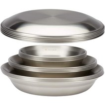 스노우피크 접시 테이블웨어 식기 세트 TW-021, 패밀리 SET(4개씩)