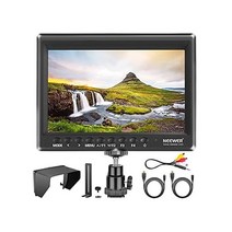 Neewer 최신 F100 7인치 4k 1280x800 IPS 스크린 카메라 필드 모니터(BMPCC용 미니 HDMI 케이블 1개 FPV용 AV DSLR 및 캠코더용 16:10 또는