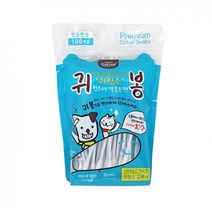 반려동물 귀 냄새관리 도톰한 면봉100p 2개 귀세정제
