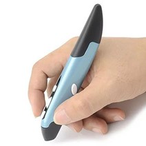 무선 무소음 게이밍 버티컬 마우스 배터리 전원 2.4GHz USB 광학 펜 에어 마우스 노트북 데스크탑 태블릿 PC 2.4G 사무실 #567, 파란, CHINA