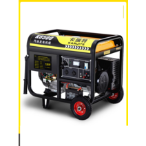 가솔린 발전기 220V 가정용 소형 저소음 발전기, 3.5KW 손전등듀얼 스타트멀티 연료 220V