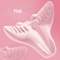 베개안마기 목 어깨 스트레처 릴랙서 마사지 베개 지압 견인 장치 통증 완화 정렬, [07] Pink