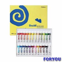 샤미 수채화물감 24색 10ml 신한, 본상품, 본색상수선택함