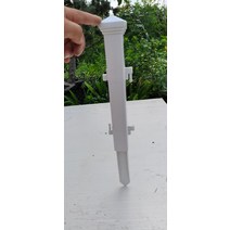신스리 정원용품 조립식 플라스틱 울타리 펜스 PVC 정원 화단 신스리 예쁜 포장 증정, 50x30전용 기둥
