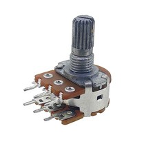 16파이 가변저항 16mm 2련볼륨 5kΩ ~ 500kΩ VR16MW, 500KΩ
