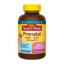 NatureMade 네이쳐메이드 프레나탈 멀티 임산부 영양제 Prenatal Multi + DHA 150 소프트젤, 2개